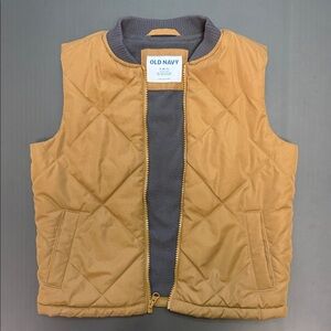 Old Navy Kids Mustard Quilted Vest
